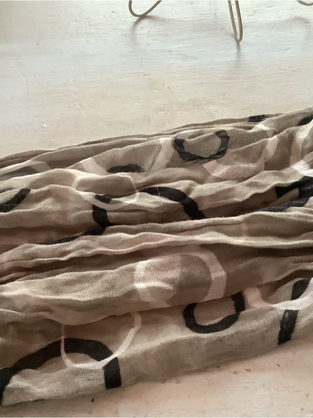 Infinity scarf..modern print..